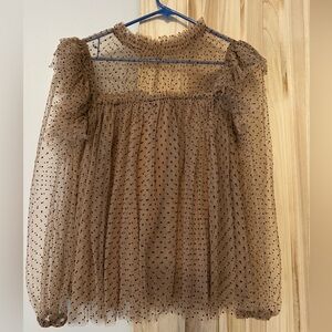 NWOT Sheer Top